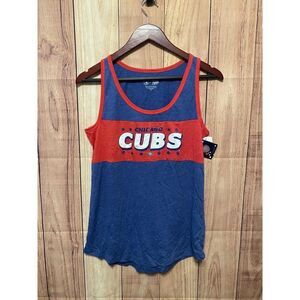 Chicago Cubs Medium women’s NWT tank top shirt MLB blue red